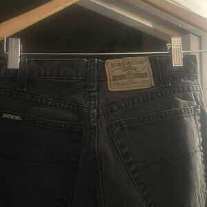 Jordache Jean slim high waisted faded black Vintage Style Skinny Jean
